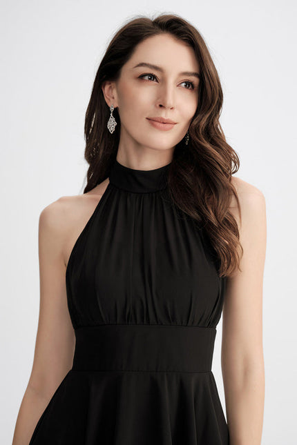 Robe Cocktail Fluide Éclatante - gallery 3
