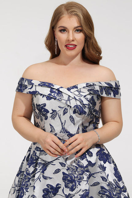 Robe Cocktail Fleur Satinée - gallery 9