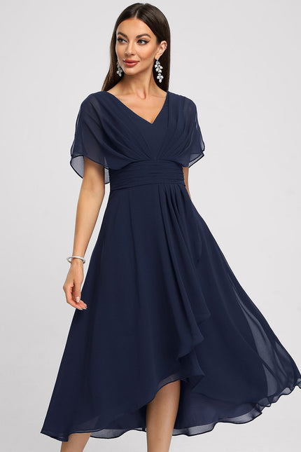 Robe Cocktail Fluide Vert Pâle