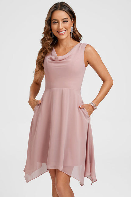 Robe Cocktail Col Benitier