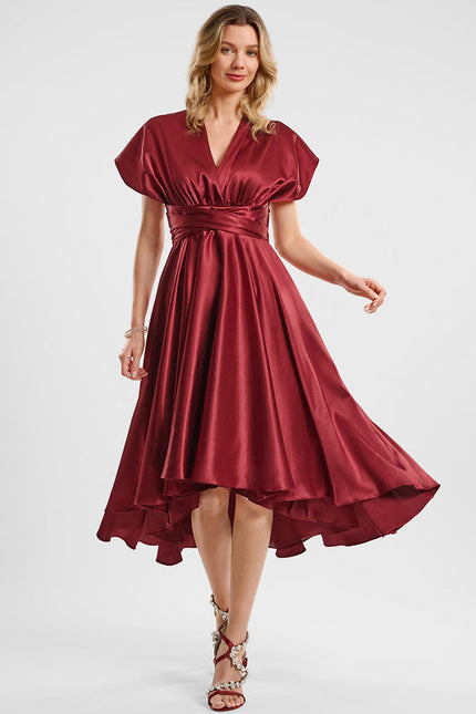 Robe Cocktail Satinée Multi-Style - gallery 2