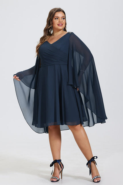 Robe Cocktail Voile De Minuit - gallery 6