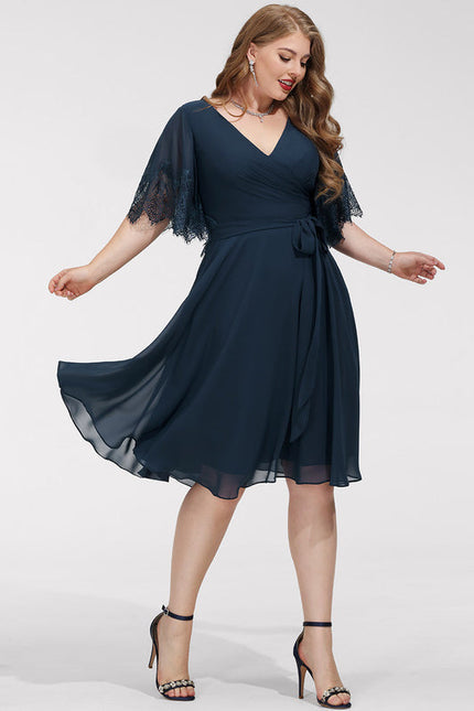 Robe Cocktail Tulle Pétale Chic - gallery 6