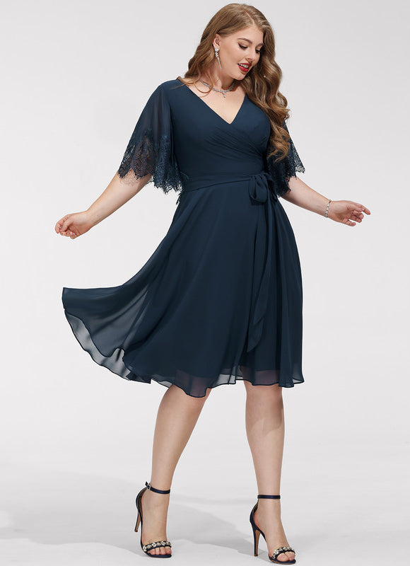 Robe Cocktail Tulle Pétale Chic - gallery 6
