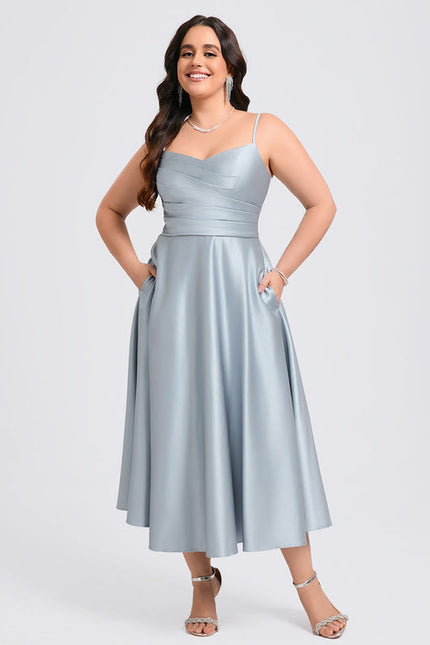 Robe Cocktail Élégance Satinée - gallery 5