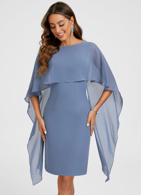 Robe Cocktail Courte Fourreau - gallery 5