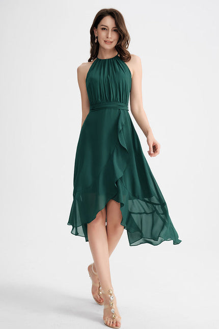 Robe Cocktail Élégance Verdoyante - gallery 3