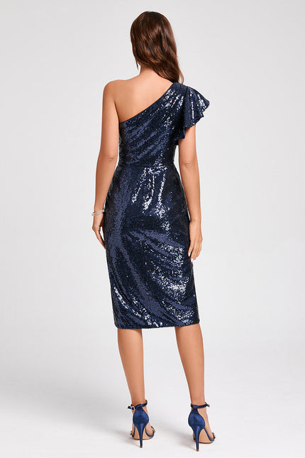 Robe Cocktail Pailletée Chic - gallery 1