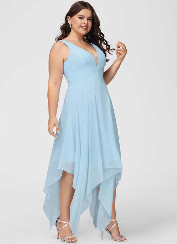 Robe Cocktail Fluide Vert Pâle - gallery 6