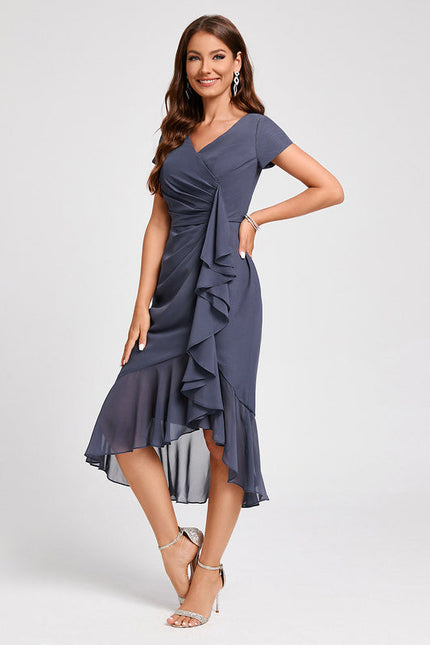 Robe Cocktail Aérienne Chic - gallery 4