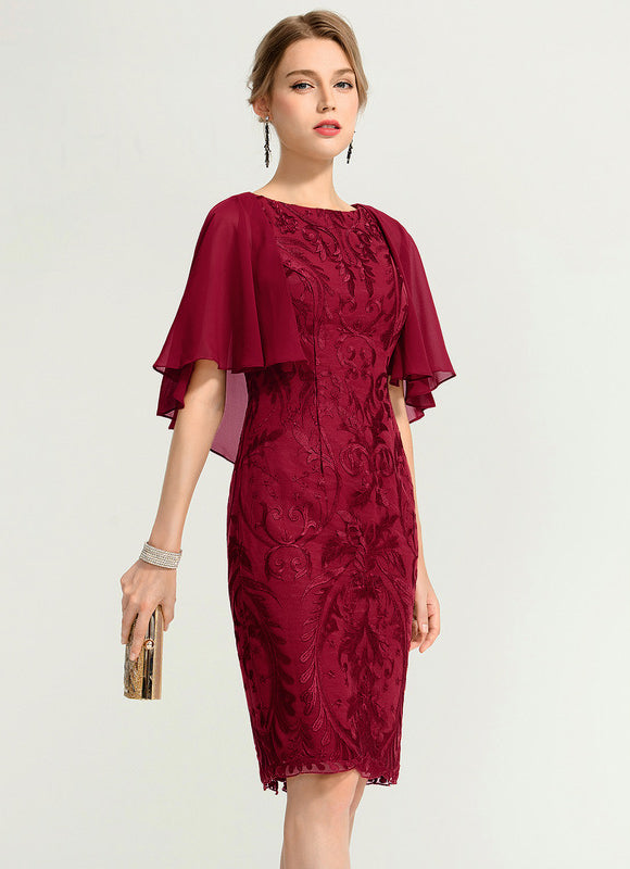 Robe Cocktail Nuit Dentelée Chic - gallery 2