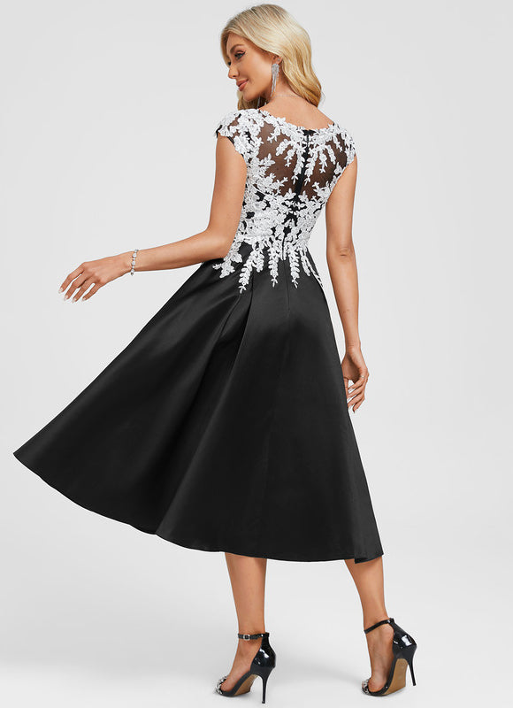 Robe Cocktail Longueur Mollet - gallery 6