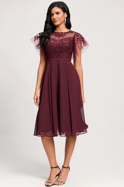 Robe Cocktail Éclat Éthéré - gallery 2