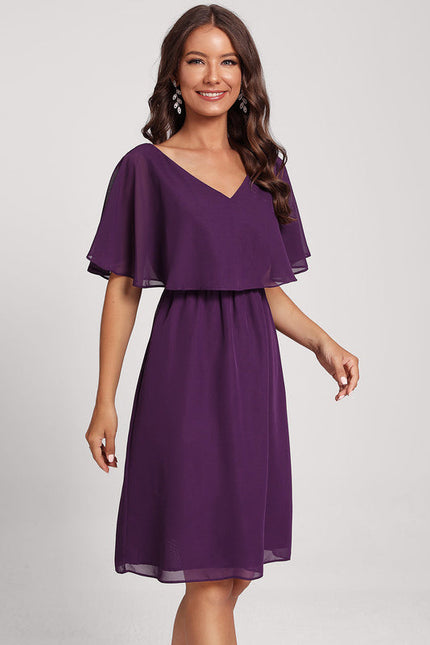 Robe Cocktail Élégante Marine