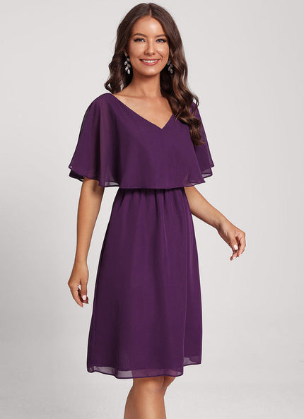 Robe Cocktail Élégante Marine