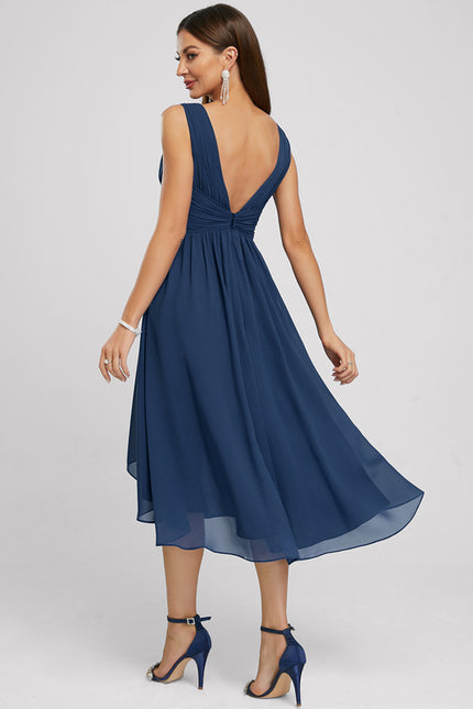Robe Cocktail Mousseline Chic - gallery 2