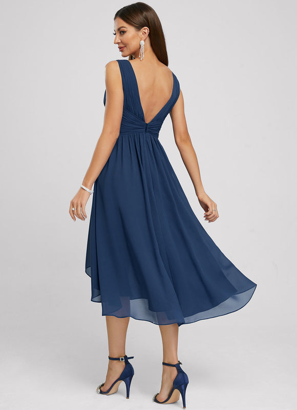 Robe Cocktail Mousseline Chic - gallery 2