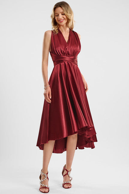 Robe Cocktail Satinée Multi-Style - gallery 8