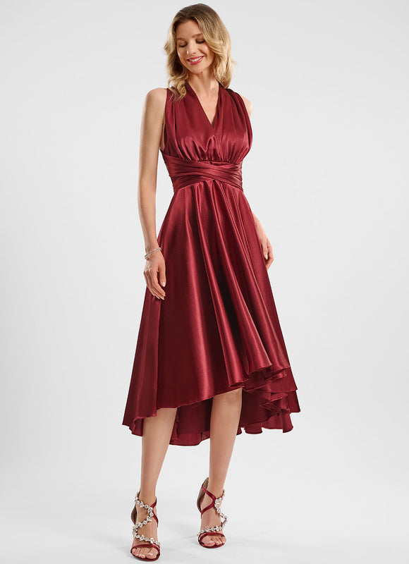 Robe Cocktail Satinée Multi-Style - gallery 8