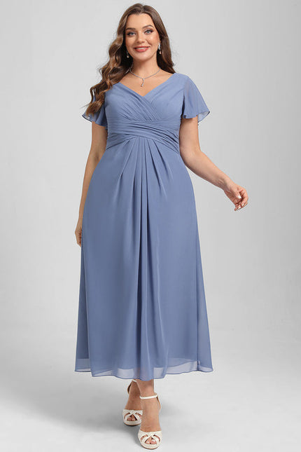 Robe De Cocktail Volants Superposés - gallery 9