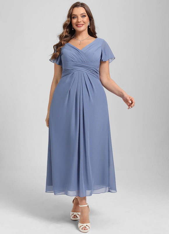 Robe De Cocktail Volants Superposés - gallery 9