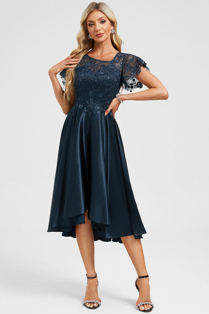 Robe Cocktail Émeraude Festive - gallery 3