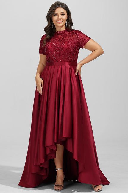 Robe Cocktail Rouge Élégance - gallery 9