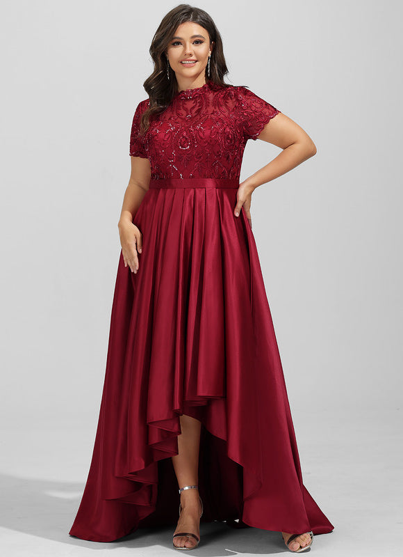 Robe Cocktail Rouge Élégance - gallery 9