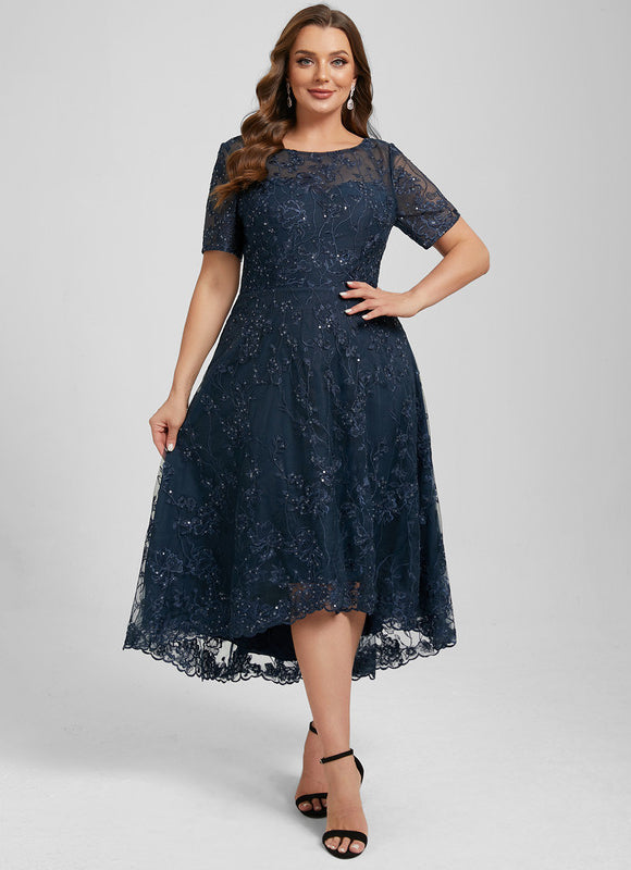 Robe De Cocktail En Dentelle De Calais - gallery 9