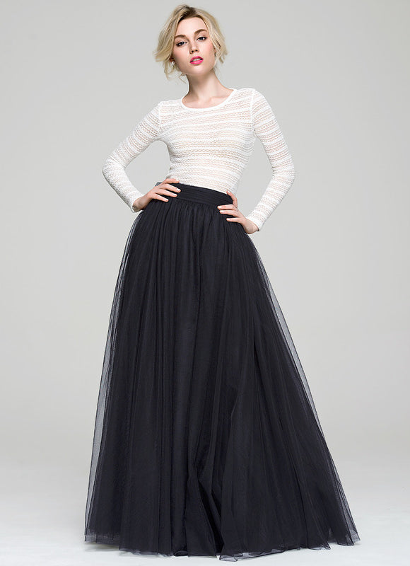 Robe Cocktail Noir Éthéré - gallery 4