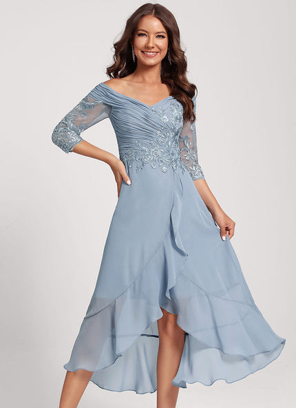 Robe Cocktail Étoilée Noire