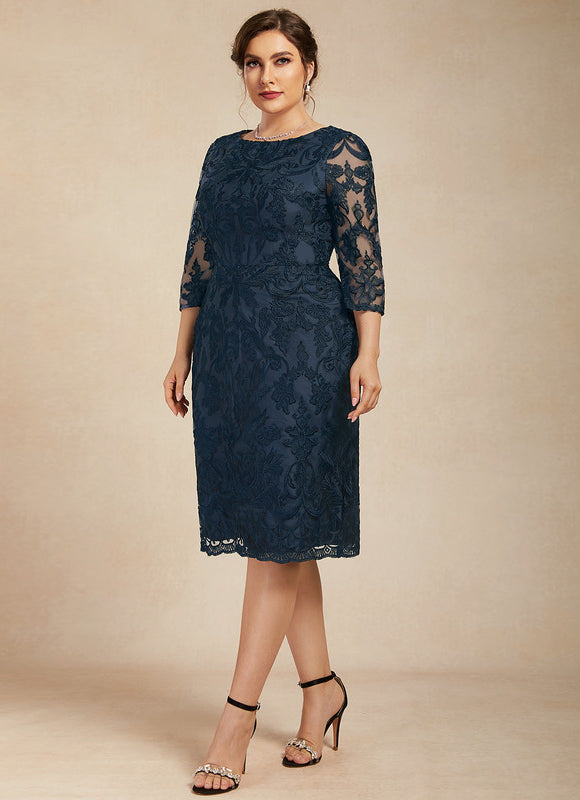 Robe Cocktail Nuit Marine Élégante - gallery 8