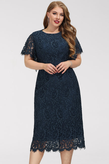 Robe Cocktail Nuit Marine Élégante - gallery 7