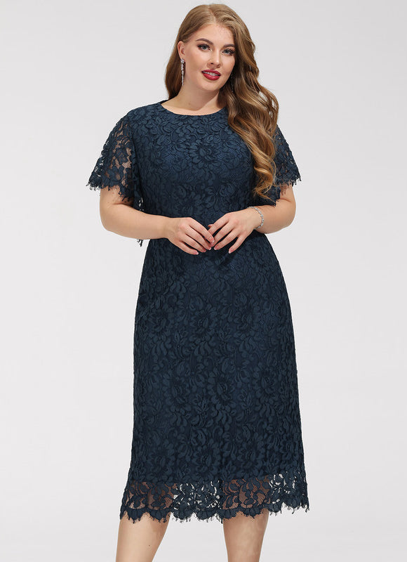 Robe Cocktail Nuit Marine Élégante - gallery 7