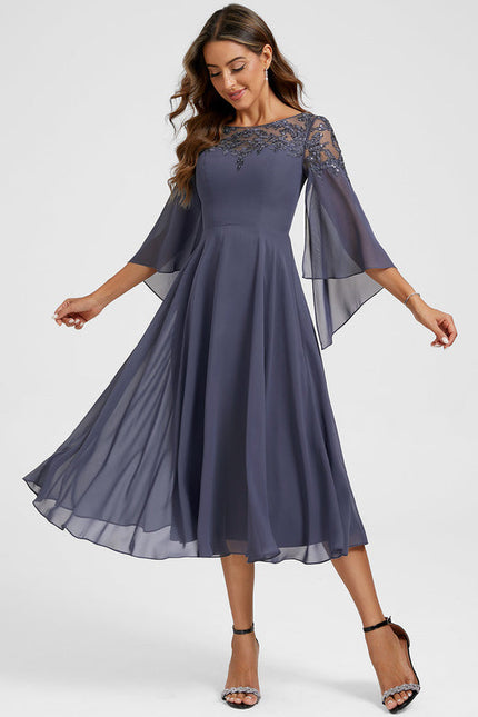 Robe Cocktail Aérienne Élégante