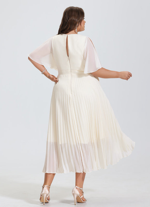Robe Cocktail Fluide Éclatante - gallery 7