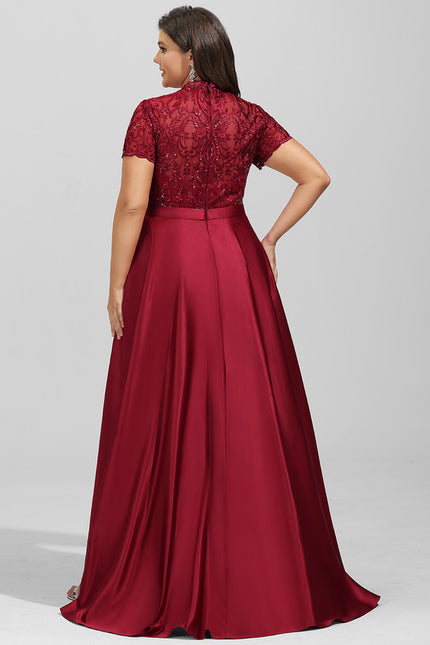 Robe Cocktail Rouge Élégance - gallery 7