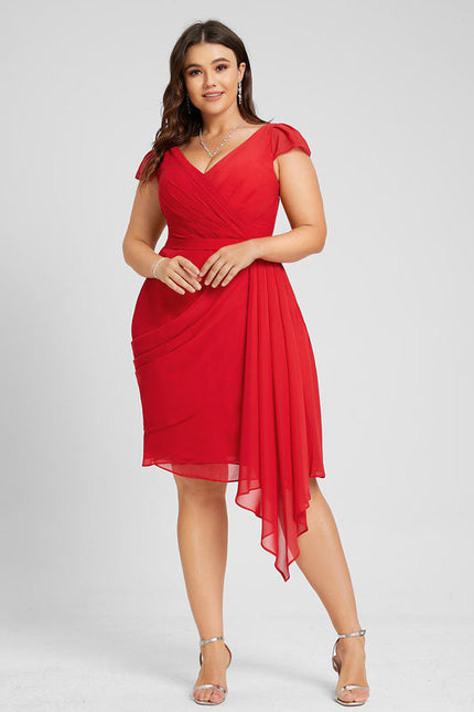 Robe Cocktail Flamboiement Éthéré - gallery 7