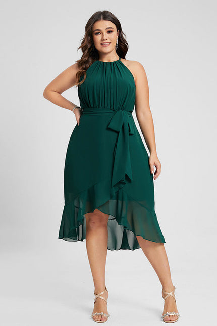 Robe Cocktail Élégance Verdoyante - gallery 9