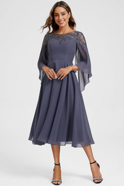 Robe Cocktail Aérienne Élégante - gallery 4