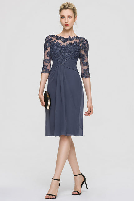 Robe Cocktail Nuit Dentelée Chic - gallery 2