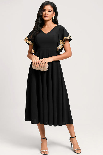 Robe Cocktail Noir Chic