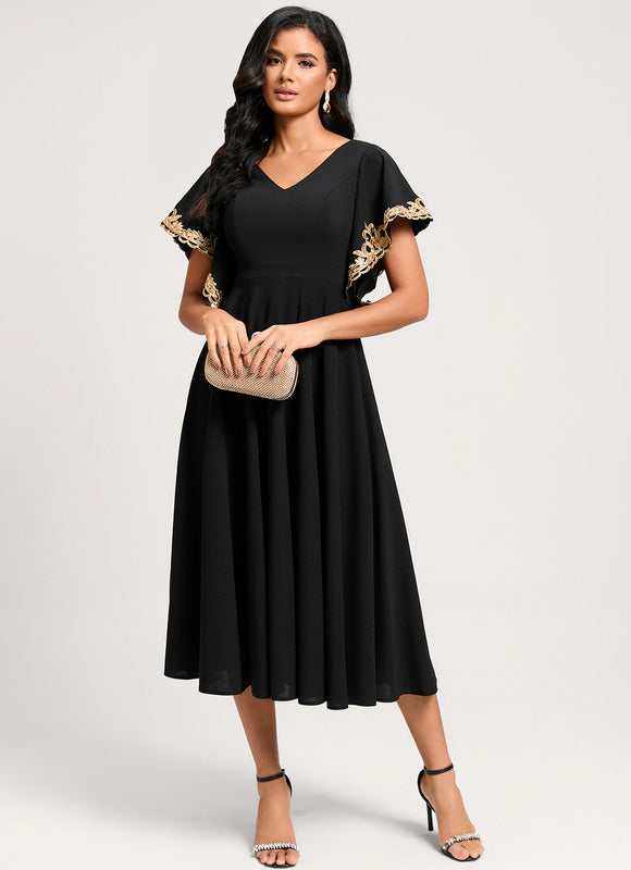 Robe Cocktail Noir Chic
