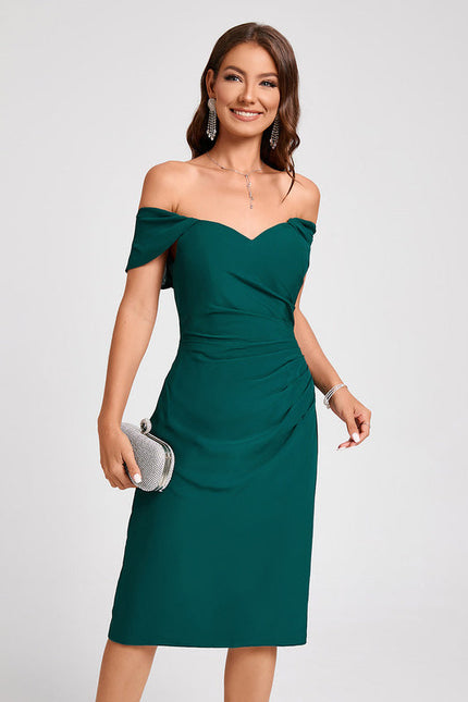 Robe Cocktail Épaule Libre - gallery 4