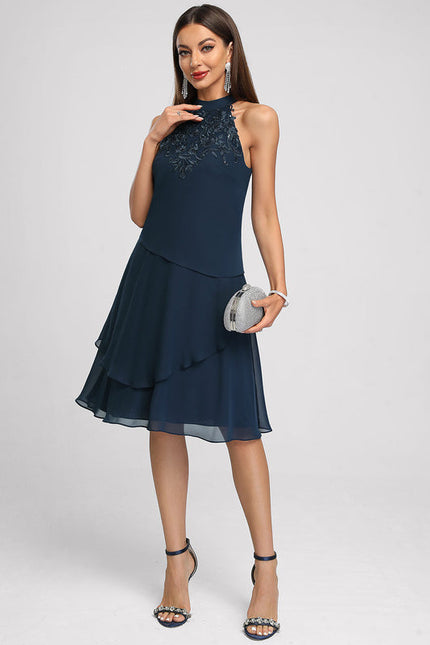 Robe Cocktail Élégante Nocturne - gallery 1