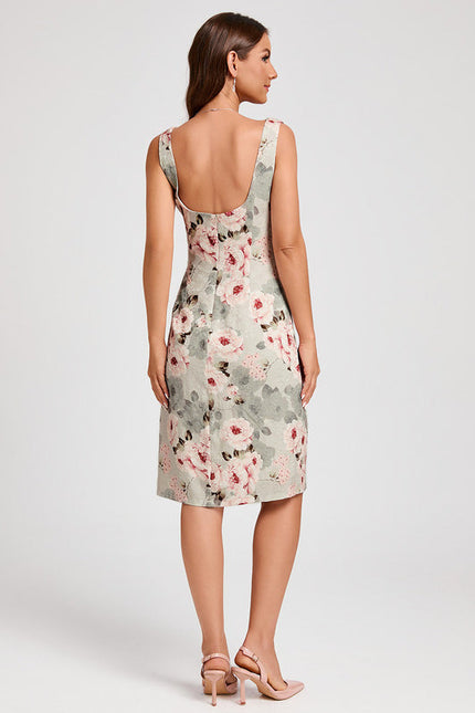 Robe Cocktail Fleurie Élégante - gallery 7