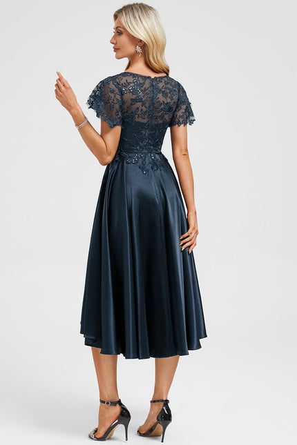 Robe Cocktail Émeraude Festive - gallery 5