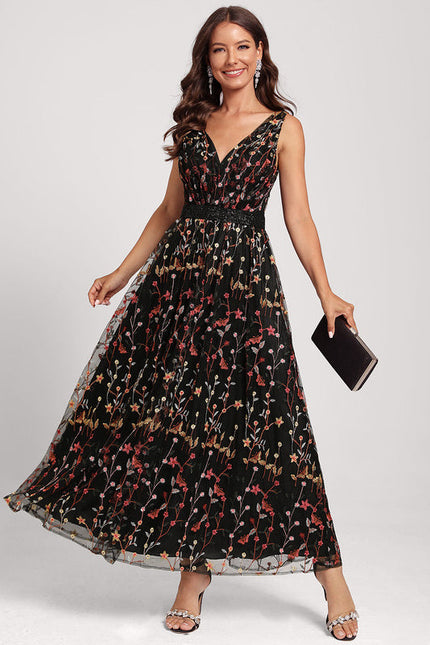 Robe Cocktail Fleur Éthérée