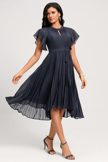 Robe Cocktail Plissée - gallery 3