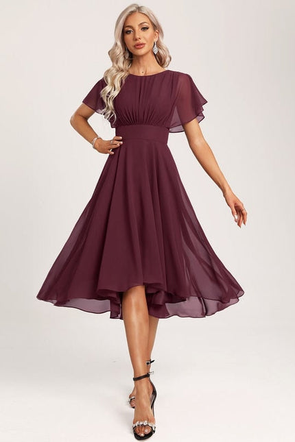 Robe Cocktail Bourgogne Fluide - gallery 3